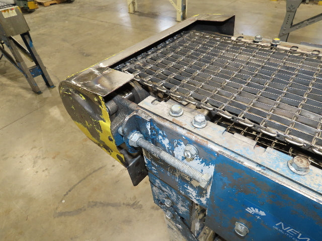 New London Engineering #800 10"x 2' 6" Stainless Wire Mesh Belt Conveyor 40 FPM