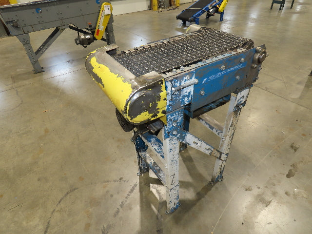 New London Engineering #800 10"x 2' 6" Stainless Wire Mesh Belt Conveyor 40 FPM