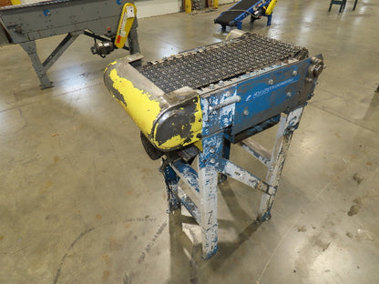 New London Engineering #800 10"x 2' 6" Stainless Wire Mesh Belt Conveyor 40 FPM