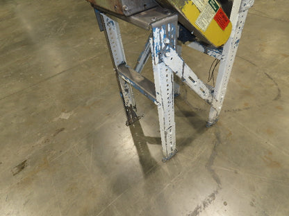 New London Engineering #800 10"x 2' 6" Stainless Wire Mesh Belt Conveyor 40 FPM