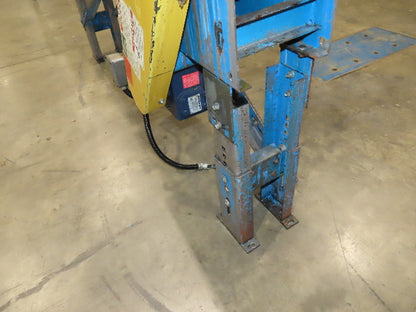 New London Engineering 8"x 6' 6" Plastic Roller Belt Accumulating Conveyor 30FPM