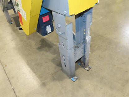 New London Engineering 8"x 5' 6" Plastic Roller Belt Accumulating Conveyor 30FPM
