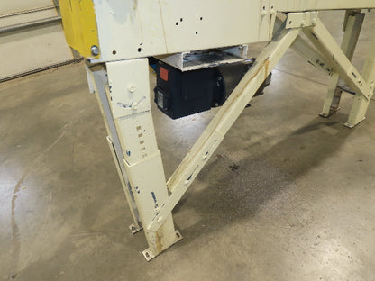 New London Engineering 7.5"x 5' 7" Plastic Tabletop Belt Incline Conveyor 30 FPM