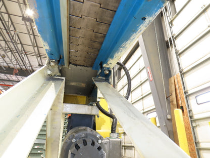 New London Engineering 7.5"x 5' 7" Plastic Tabletop Belt Incline Conveyor 30 FPM