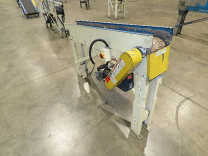 New London Engineering 7.5"x 5' 7" Plastic Tabletop Belt Incline Conveyor 30 FPM