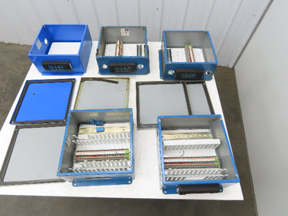 Austin AB-12126JS Electrical Enclosure 12x12x6" Screw Cover JIC Box Lot of 5