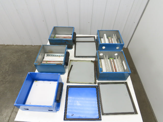 Austin AB-12126JS Electrical Enclosure 12x12x6" Screw Cover JIC Box Lot of 5