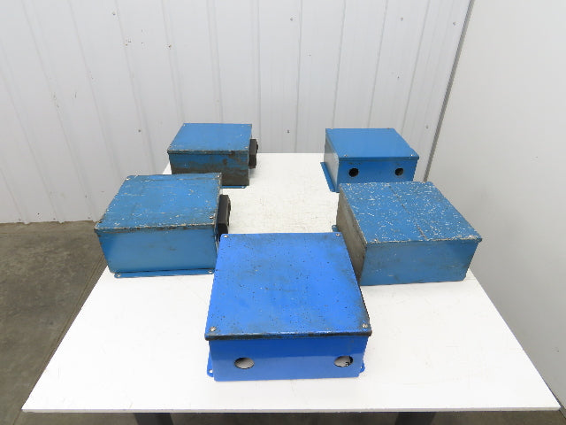 Austin AB-12126JS Electrical Enclosure 12x12x6" Screw Cover JIC Box Lot of 5