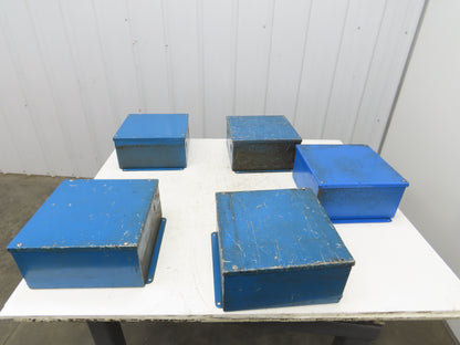 Austin AB-12126JS Electrical Enclosure 12x12x6" Screw Cover JIC Box Lot of 5