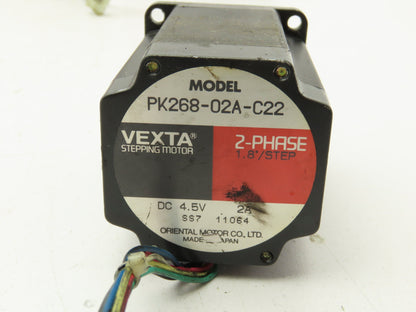 Oriental PK268-02A-C22 VEXTA Stepper Motor 2-PHASE 4.5VDC  1.8° Lot of 11