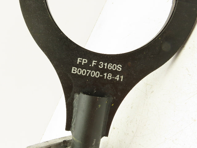 Leoni FP.F 3160S B00700-18-41 Face Plate Clamp With Bracket And Adapter 16" Long