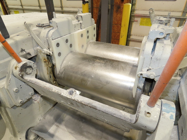 Adamson United 2-Roll Silicone Rubber Mixing Mill 8"x 16" Rollers 15Hp
