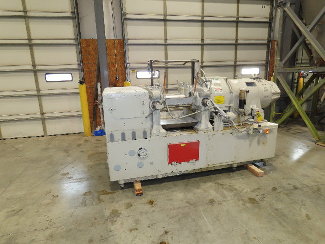 Adamson United 2-Roll Silicone Rubber Mixing Mill 8"x 16" Rollers 15Hp