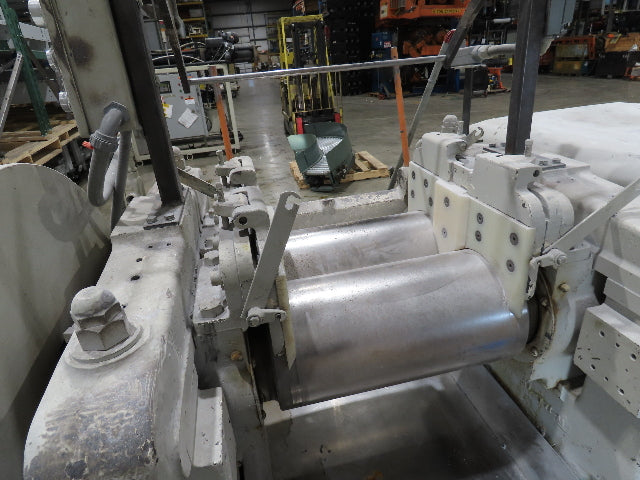 Adamson United 2-Roll Silicone Rubber Mixing Mill 8"x 16" Rollers 15Hp