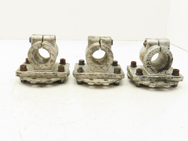 Leoni Robot Dress Cable Adapter Plate & Tube Clamp Lot Of 3