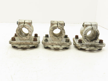 Leoni Robot Dress Cable Adapter Plate & Tube Clamp Lot Of 3