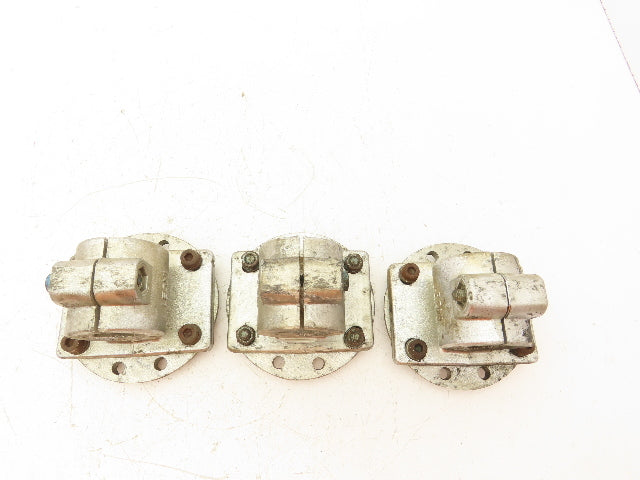 Leoni Robot Dress Cable Adapter Plate & Tube Clamp Lot Of 3