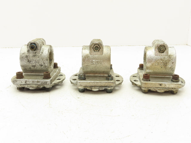 Leoni Robot Dress Cable Adapter Plate & Tube Clamp Lot Of 3