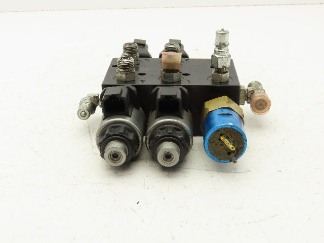 Lippert 12V 4-Point Flow Divider Manifold for RV Leveling Hydraulic Power Unit