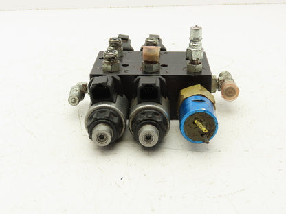 Lippert 12V 4-Point Flow Divider Manifold for RV Leveling Hydraulic Power Unit