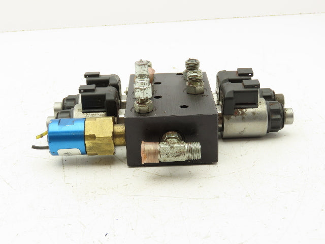 Lippert 12V 4-Point Flow Divider Manifold for RV Leveling Hydraulic Power Unit