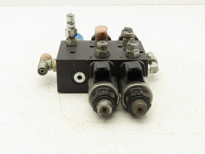 Lippert 12V 4-Point Flow Divider Manifold for RV Leveling Hydraulic Power Unit