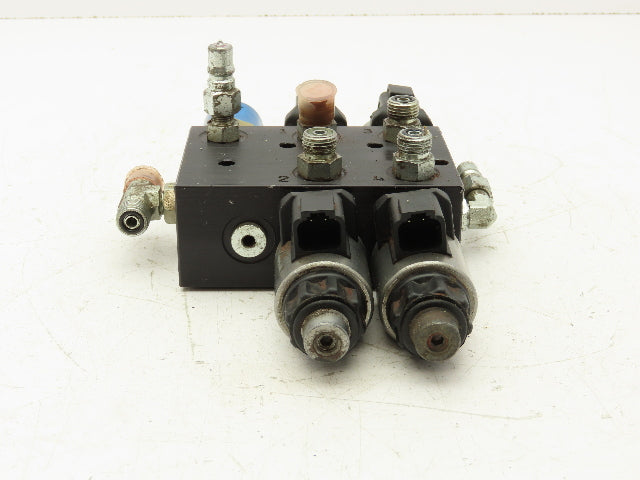 Lippert 12V 4-Point Flow Divider Manifold for RV Leveling Hydraulic Power Unit