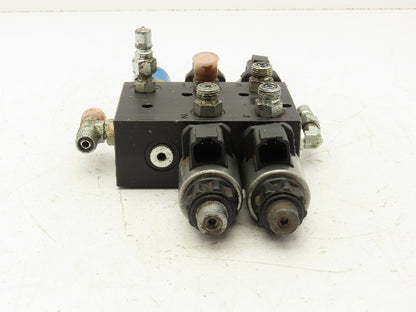 Lippert 12V 4-Point Flow Divider Manifold for RV Leveling Hydraulic Power Unit