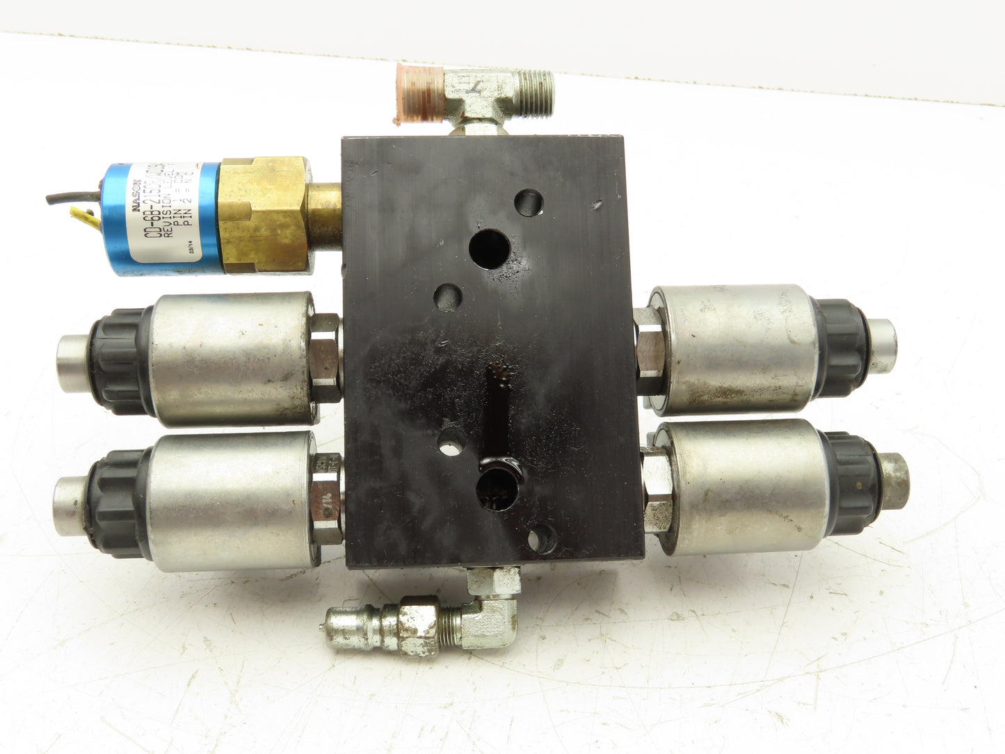Lippert 12V 4-Point Flow Divider Manifold for RV Leveling Hydraulic Power Unit