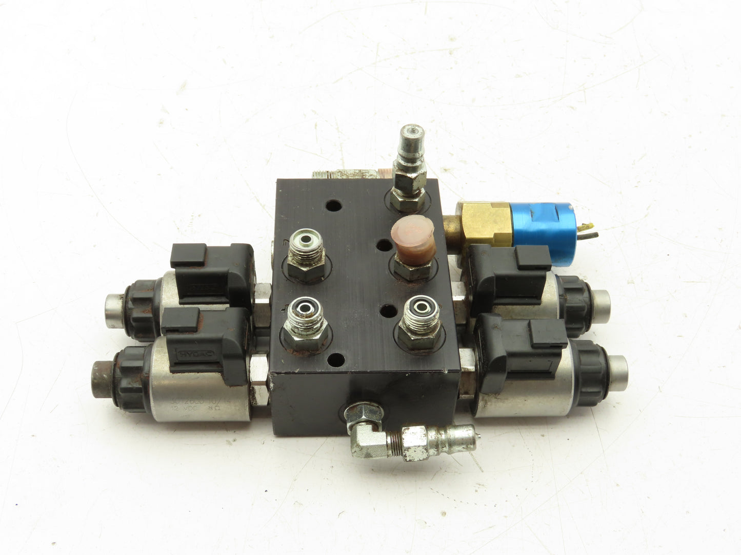 Lippert 12V 4-Point Flow Divider Manifold for RV Leveling Hydraulic Power Unit