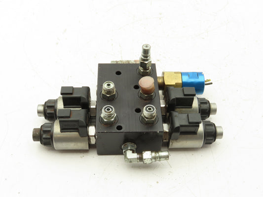 Lippert 12V 4-Point Flow Divider Manifold for RV Leveling Hydraulic Power Unit