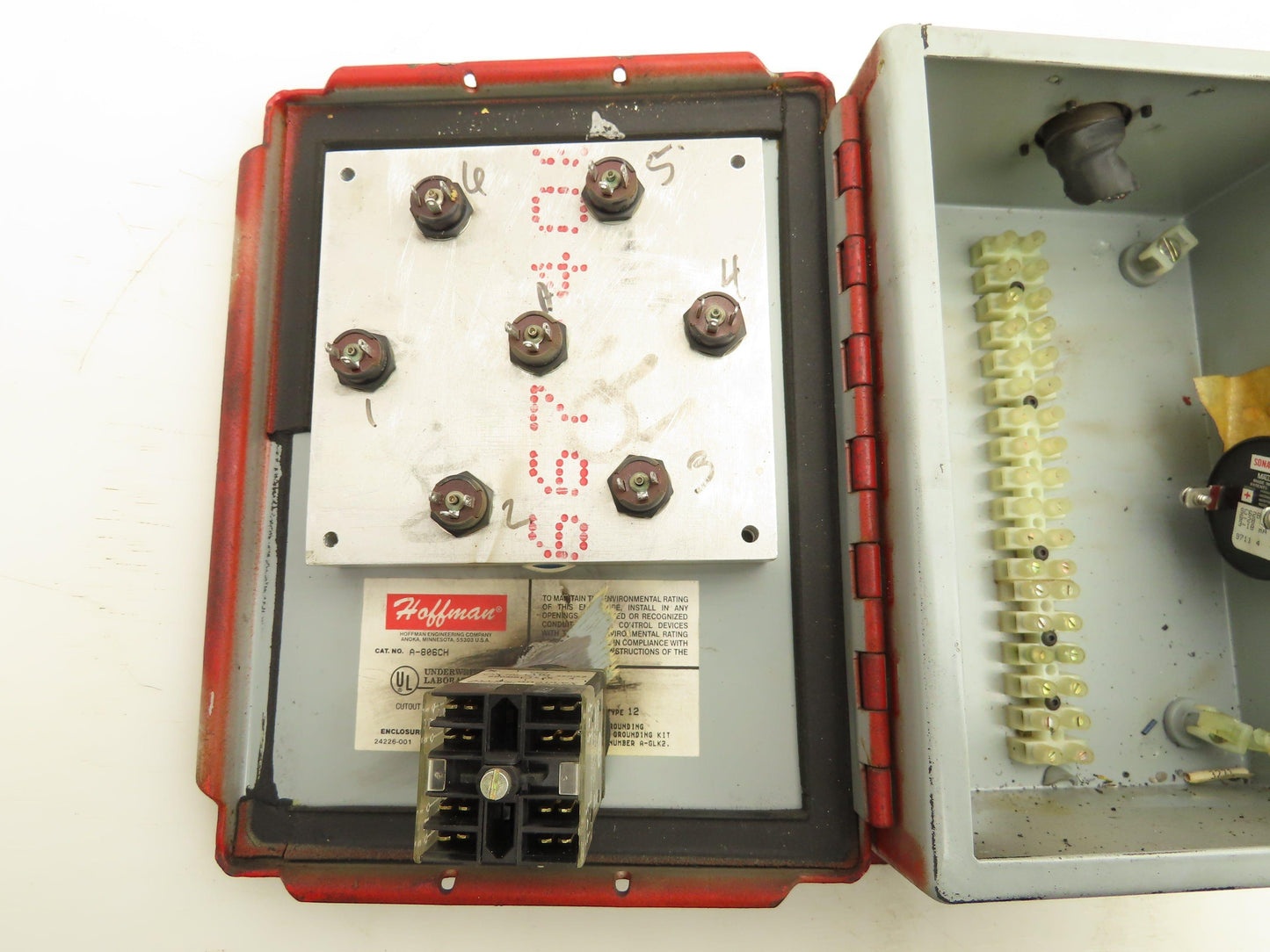 Hoffman Control Panel Enclosure  8" x 6" x 4" CNC Lathe Spindle