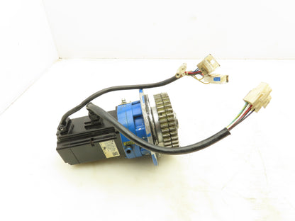 Yaskawa SGMPH-01ANA-YR13 AC Servo Motor W/Motoman MA1400 Tooth Gear