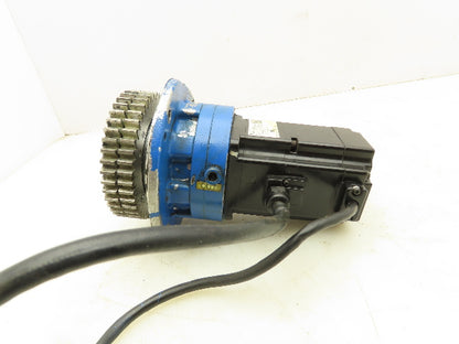 Yaskawa SGMPH-01ANA-YR13 AC Servo Motor W/Motoman MA1400 Tooth Gear
