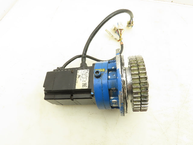 Yaskawa SGMPH-01ANA-YR13 AC Servo Motor W/Motoman MA1400 Tooth Gear