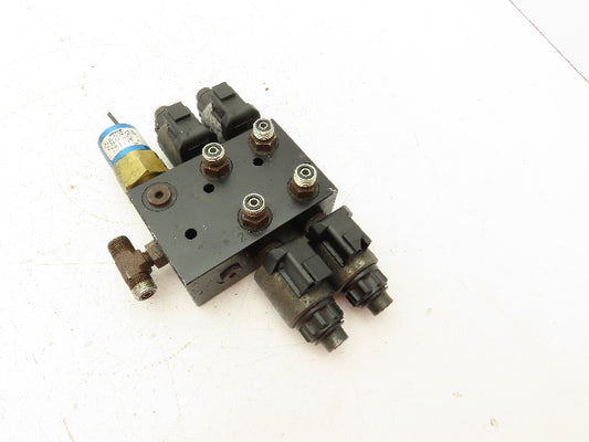 Lippert 12V 4-Point Flow Divider Manifold for RV Leveling Hydraulic Power Unit