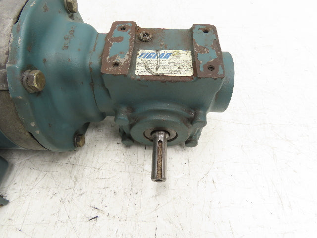 Dodge Reliance 1/3Hp Gearmotor 15:1 Tigear 2 Reducer 117 RPM RH 56C 460V 3PH