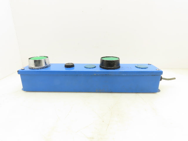 Austin AB-G1NBPB Pushbutton Control Station 12x4x4" Enclosure 5 Holes Operator