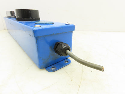 Austin AB-G1NBPB Pushbutton Control Station 12x4x4" Enclosure 5 Holes Operator