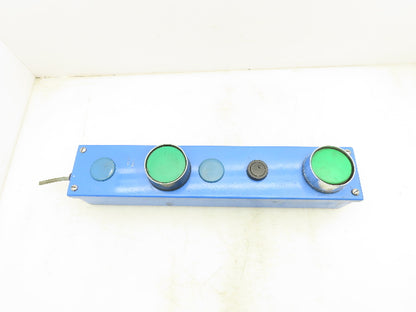 Austin AB-G1NBPB Pushbutton Control Station 12x4x4" Enclosure 5 Holes Operator