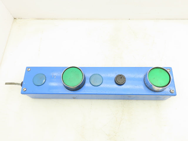 Austin AB-G1NBPB Pushbutton Control Station 12x4x4" Enclosure 5 Holes Operator