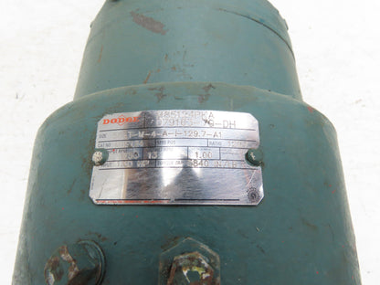 Dodge Reliance Inline Speed Reducer Gearmotor 1Hp 130:1 13 RPM 56C 5840 In/Lb