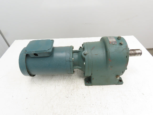 Dodge Reliance Inline Speed Reducer Gearmotor 1Hp 130:1 13 RPM 56C 5840 In/Lb