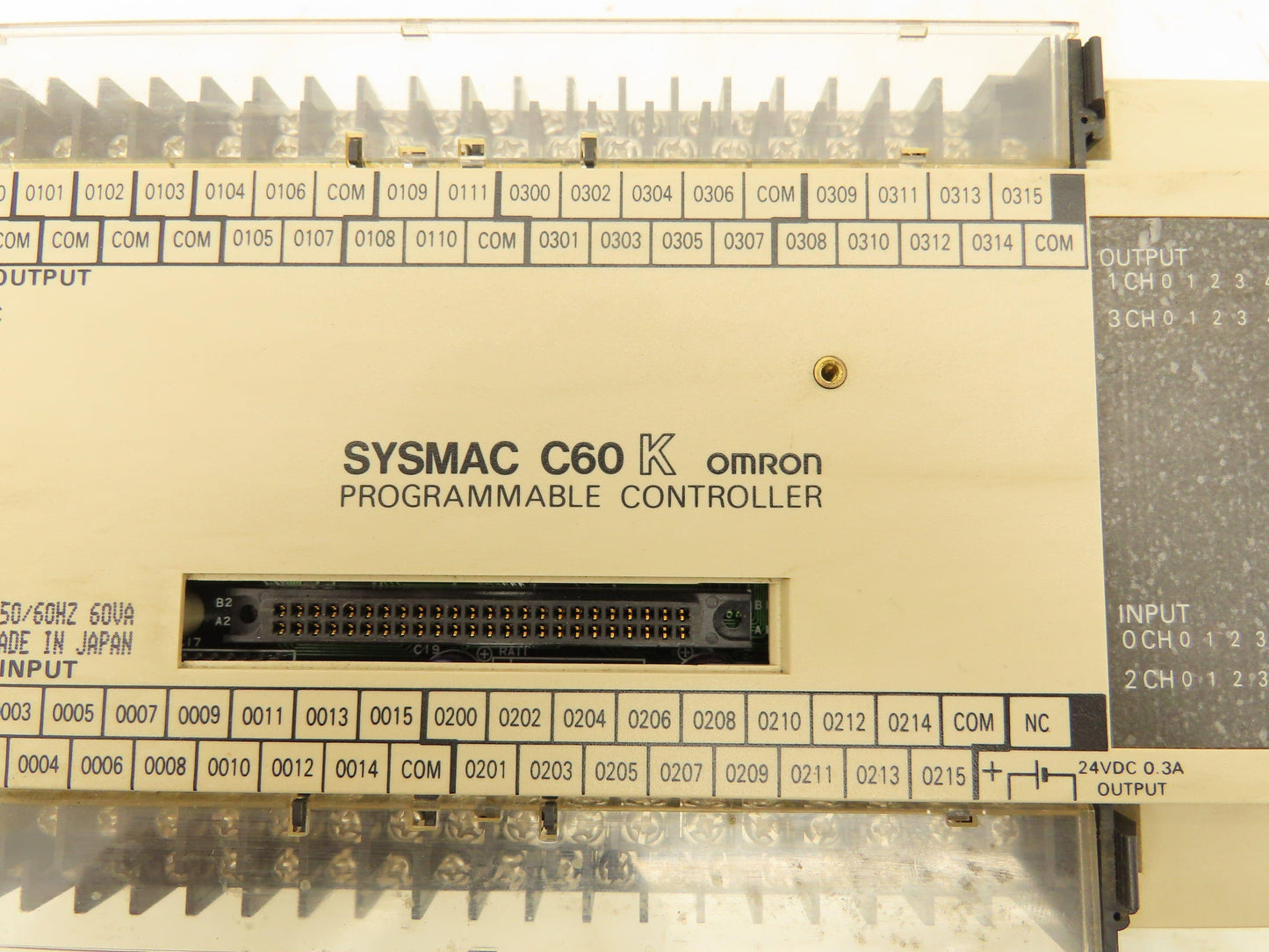 Omron C60K-CDR-A Sysmac C60K Programmable Controller Input Output Module