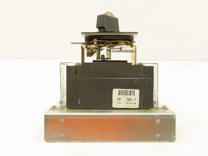 Fuji Electric BU3FHC-020L Circuit Breaker With Rotary Switch 20A 600VAC 3PH