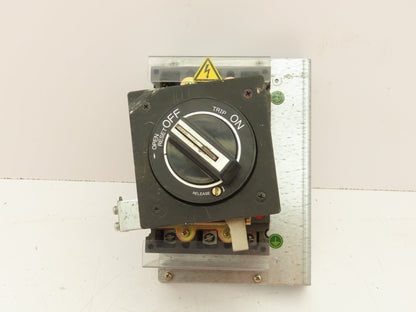 Fuji Electric BU3FHC-020L Circuit Breaker With Rotary Switch 20A 600VAC 3PH