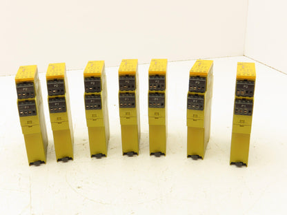 Pilz PZE X4P Safety Relay 24VDC 4 NO 2.5W Lot Of 7