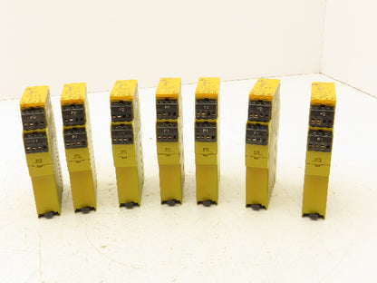 Pilz PZE X4P Safety Relay 24VDC 4 NO 2.5W Lot Of 7
