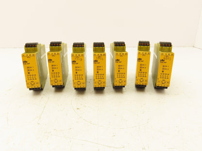Pilz PZE X4P Safety Relay 24VDC 4 NO 2.5W Lot Of 7
