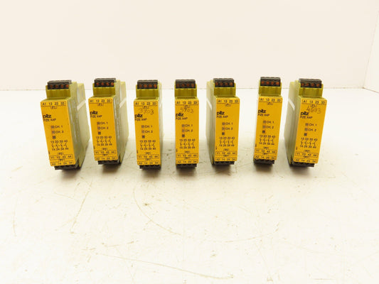 Pilz PZE X4P Safety Relay 24VDC 4 NO 2.5W Lot Of 7